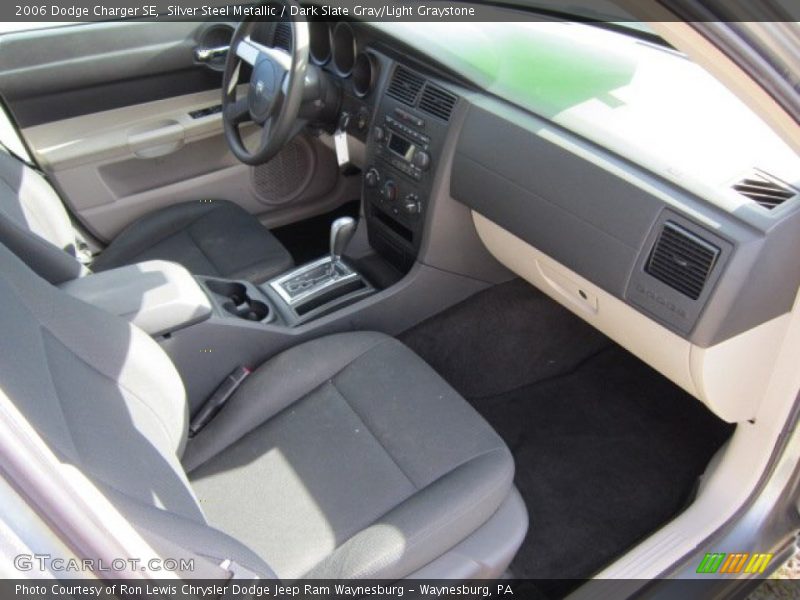 Silver Steel Metallic / Dark Slate Gray/Light Graystone 2006 Dodge Charger SE