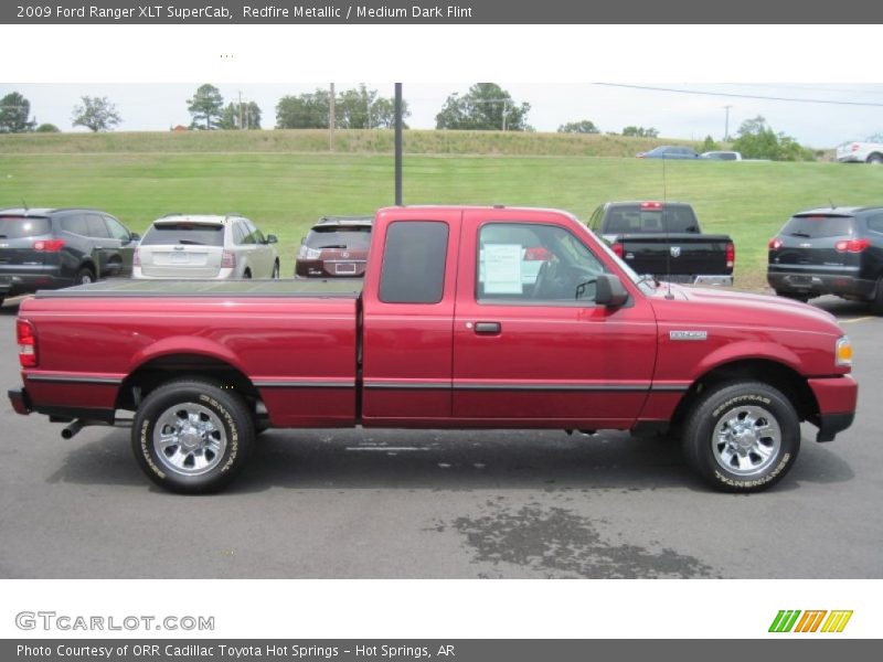 Redfire Metallic / Medium Dark Flint 2009 Ford Ranger XLT SuperCab