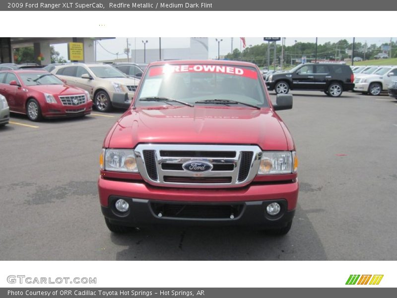Redfire Metallic / Medium Dark Flint 2009 Ford Ranger XLT SuperCab