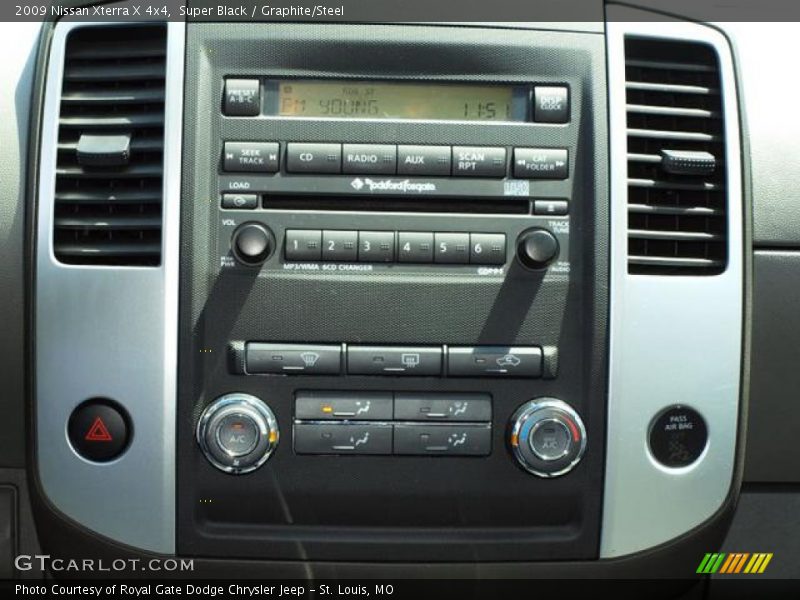 Super Black / Graphite/Steel 2009 Nissan Xterra X 4x4
