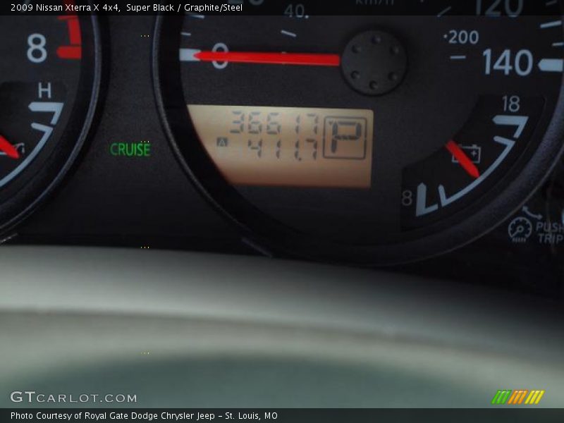 Super Black / Graphite/Steel 2009 Nissan Xterra X 4x4