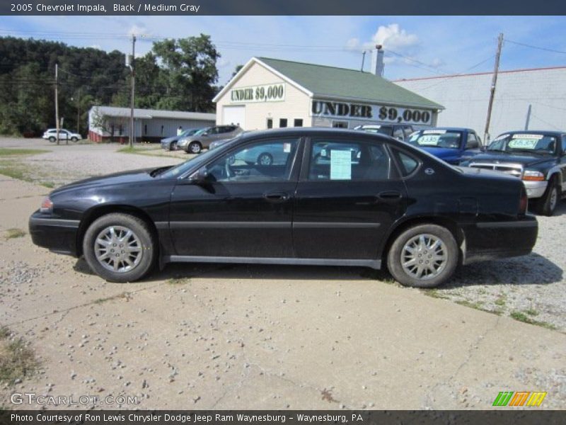 Black / Medium Gray 2005 Chevrolet Impala