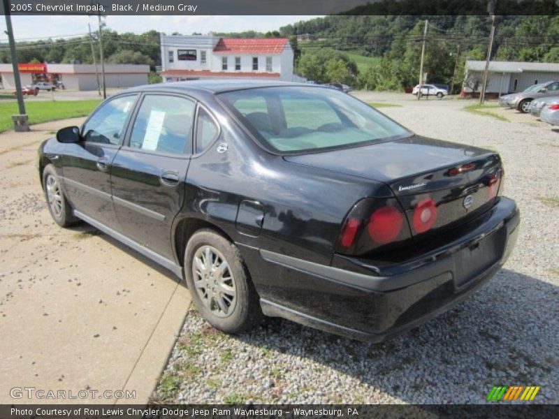 Black / Medium Gray 2005 Chevrolet Impala