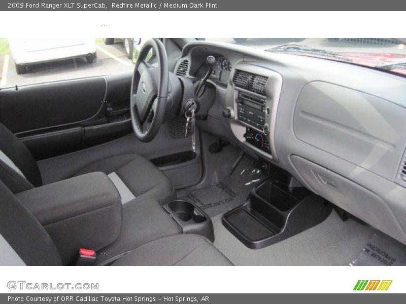 Redfire Metallic / Medium Dark Flint 2009 Ford Ranger XLT SuperCab
