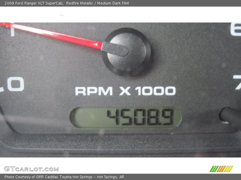 Redfire Metallic / Medium Dark Flint 2009 Ford Ranger XLT SuperCab