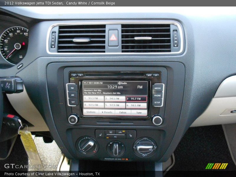 Controls of 2012 Jetta TDI Sedan