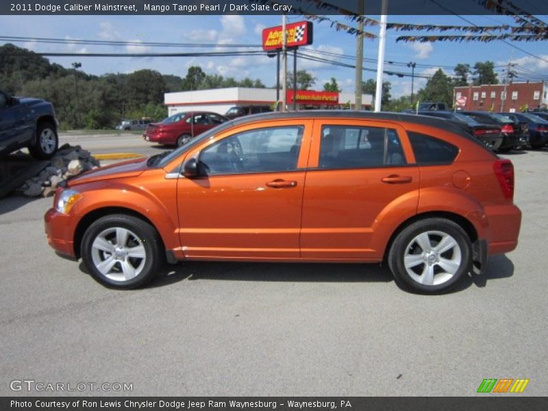 Mango Tango Pearl / Dark Slate Gray 2011 Dodge Caliber Mainstreet