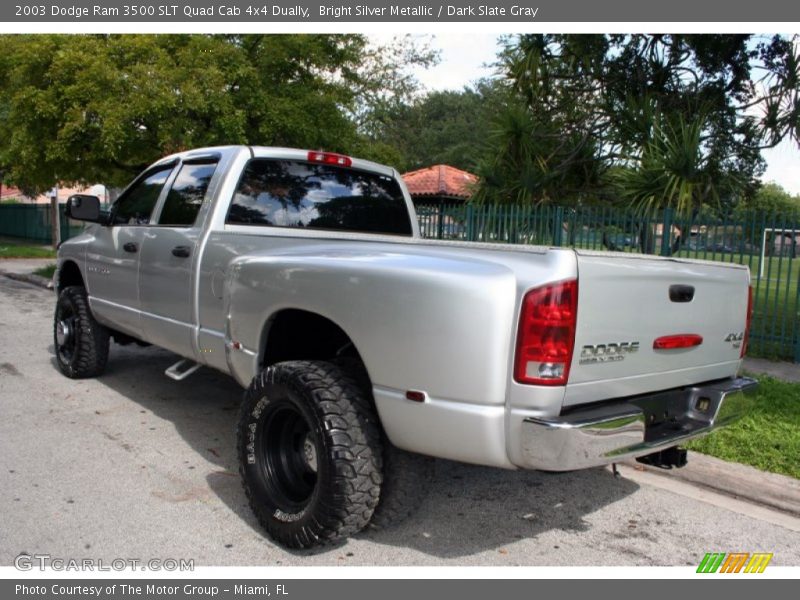  2003 Ram 3500 SLT Quad Cab 4x4 Dually Bright Silver Metallic
