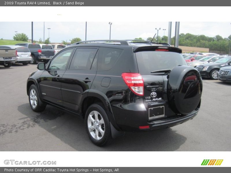 Black / Sand Beige 2009 Toyota RAV4 Limited