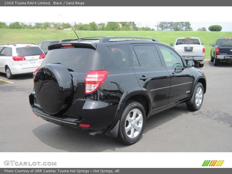Black / Sand Beige 2009 Toyota RAV4 Limited