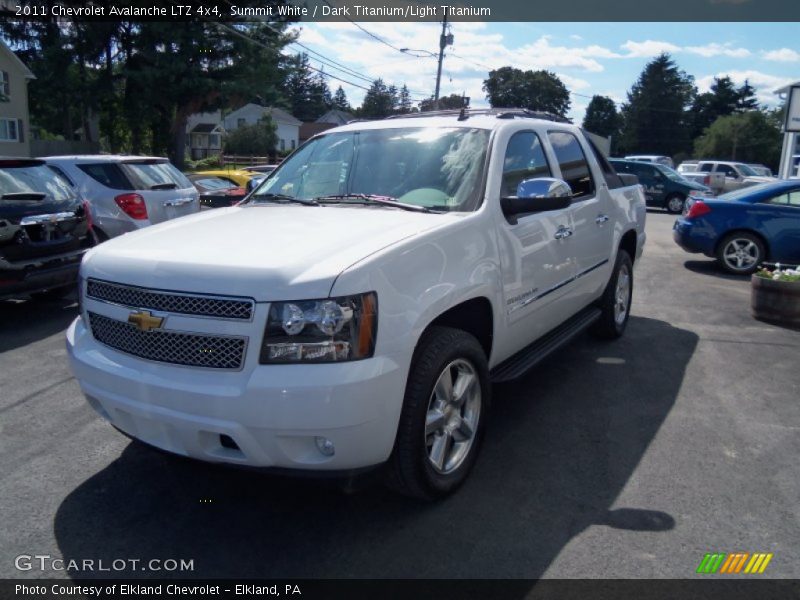 Summit White / Dark Titanium/Light Titanium 2011 Chevrolet Avalanche LTZ 4x4