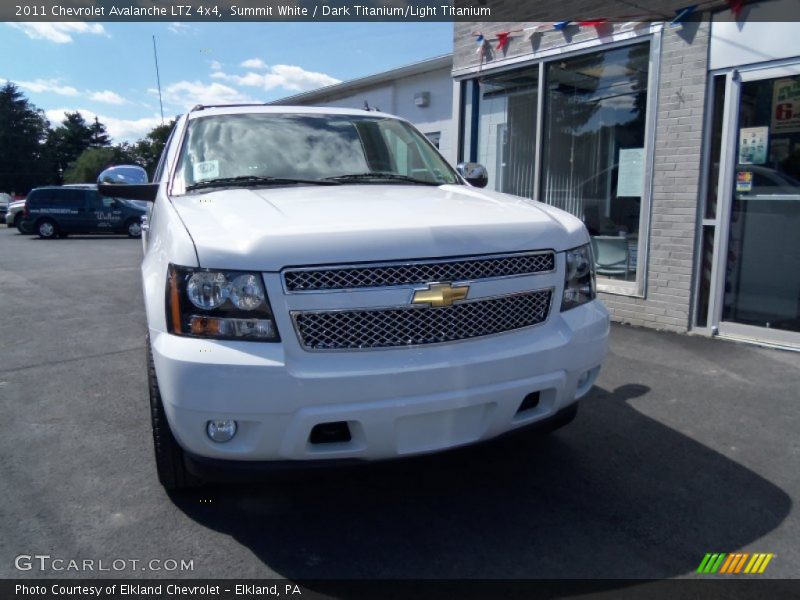 Summit White / Dark Titanium/Light Titanium 2011 Chevrolet Avalanche LTZ 4x4