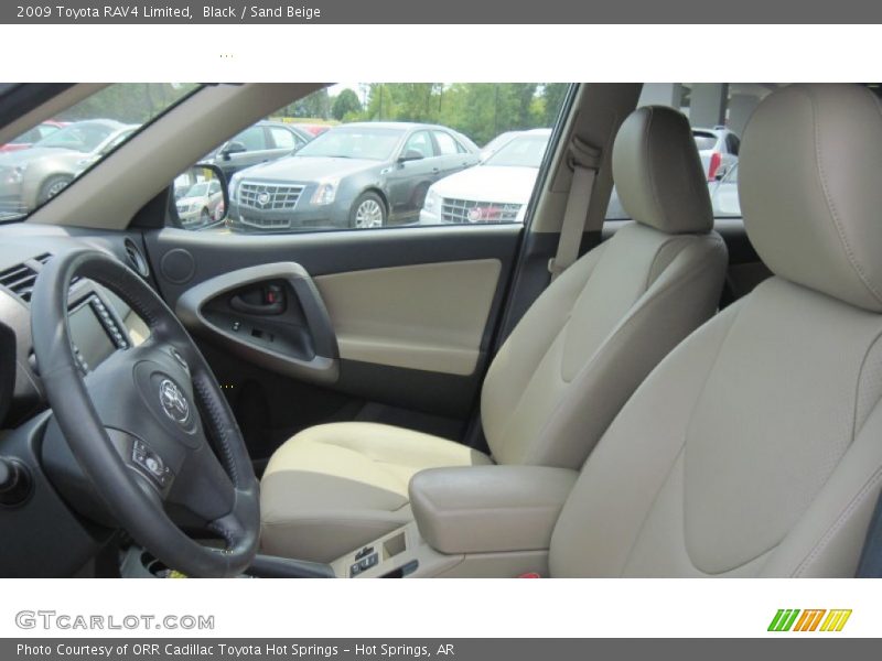 Black / Sand Beige 2009 Toyota RAV4 Limited