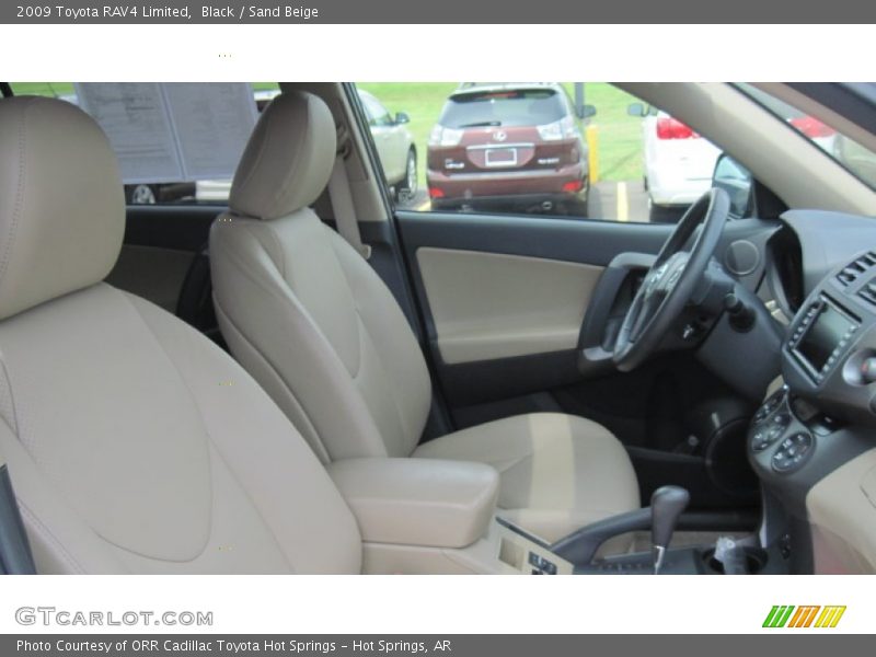 Black / Sand Beige 2009 Toyota RAV4 Limited