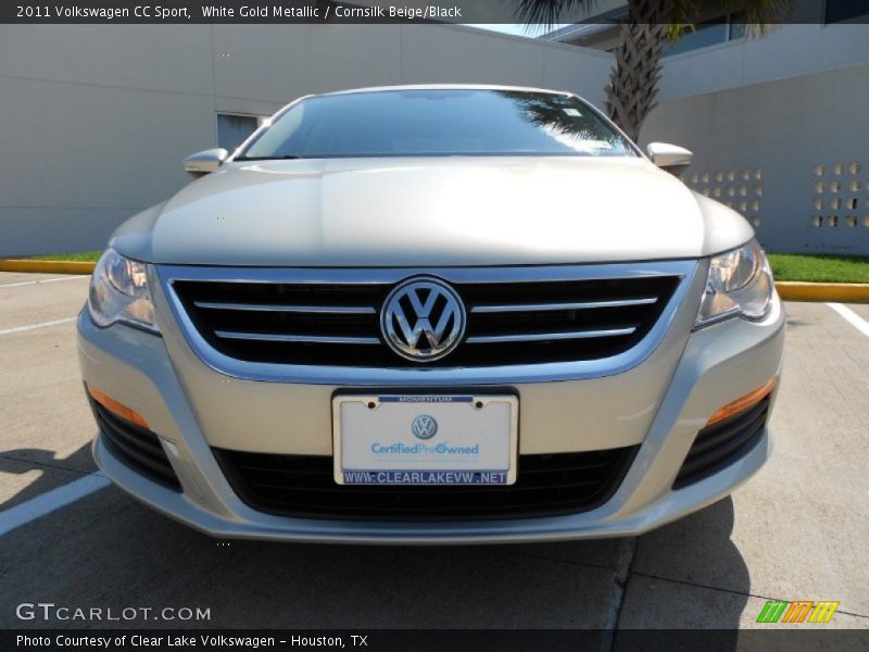White Gold Metallic / Cornsilk Beige/Black 2011 Volkswagen CC Sport