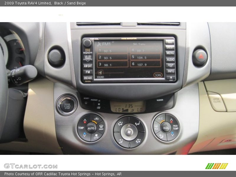 Black / Sand Beige 2009 Toyota RAV4 Limited