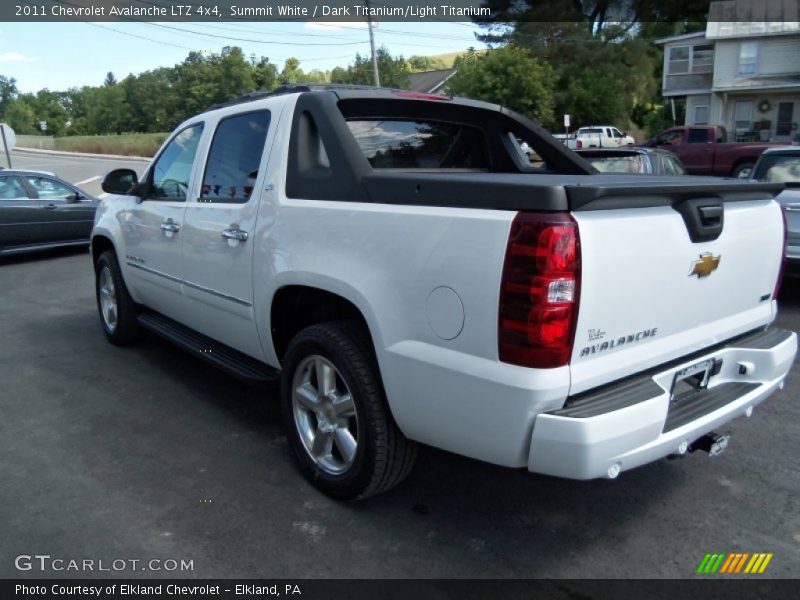 Summit White / Dark Titanium/Light Titanium 2011 Chevrolet Avalanche LTZ 4x4