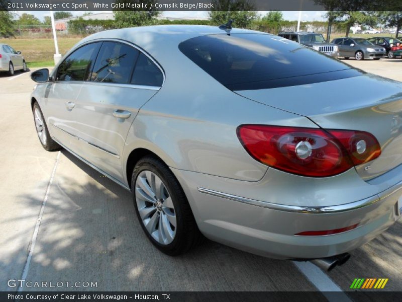 White Gold Metallic / Cornsilk Beige/Black 2011 Volkswagen CC Sport