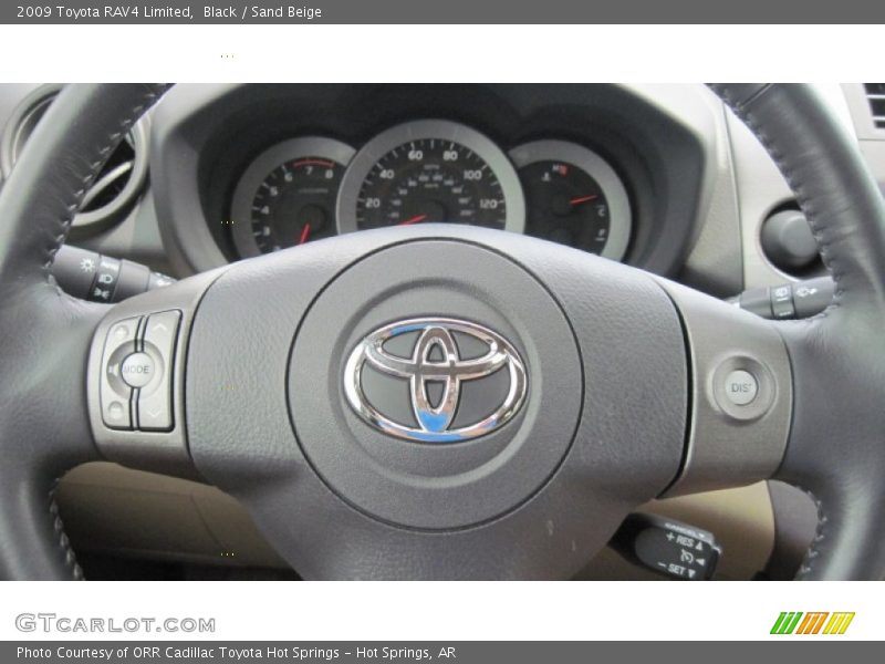 Black / Sand Beige 2009 Toyota RAV4 Limited