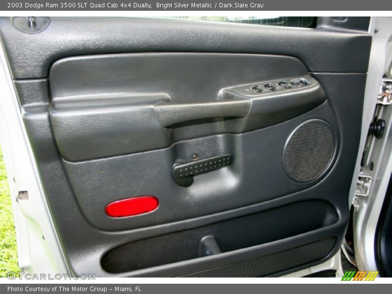 Bright Silver Metallic / Dark Slate Gray 2003 Dodge Ram 3500 SLT Quad Cab 4x4 Dually