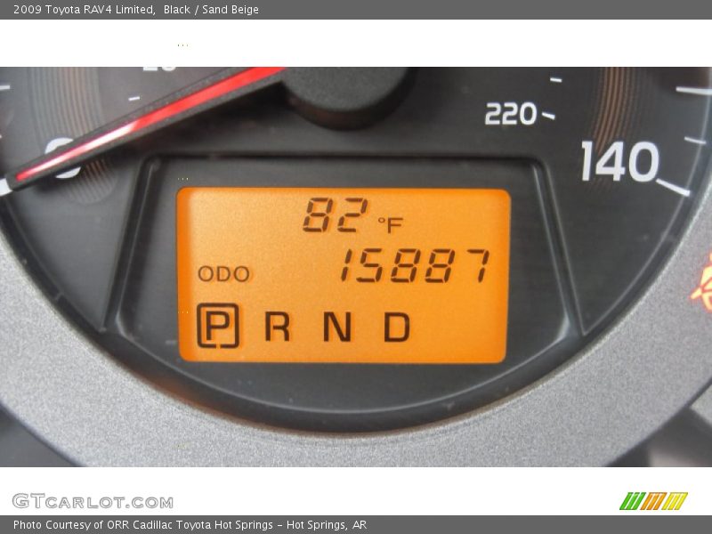 Black / Sand Beige 2009 Toyota RAV4 Limited