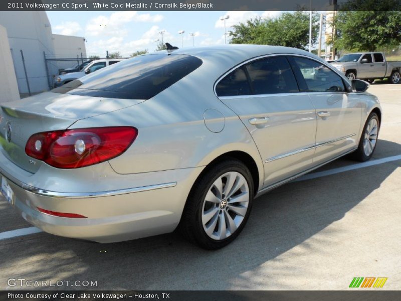 White Gold Metallic / Cornsilk Beige/Black 2011 Volkswagen CC Sport