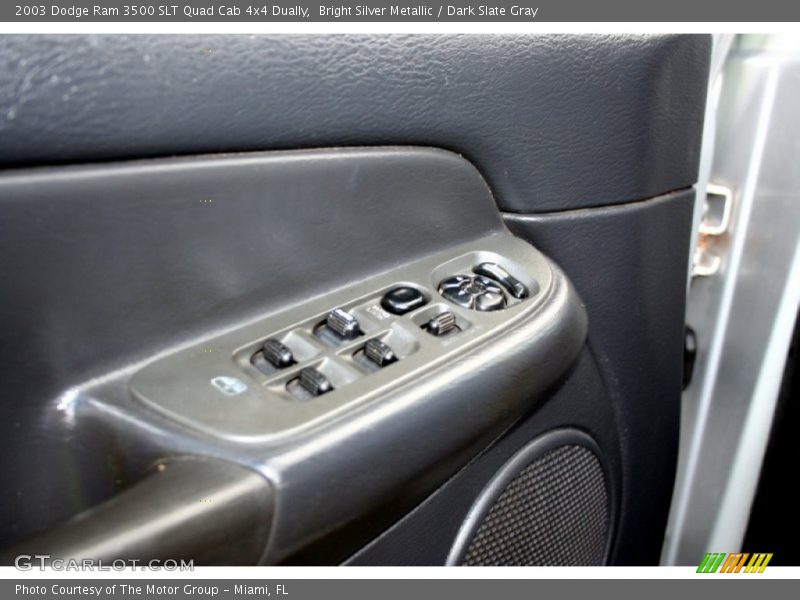 Bright Silver Metallic / Dark Slate Gray 2003 Dodge Ram 3500 SLT Quad Cab 4x4 Dually