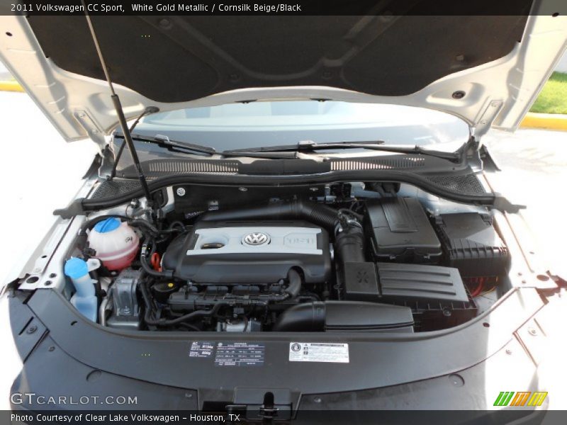 White Gold Metallic / Cornsilk Beige/Black 2011 Volkswagen CC Sport