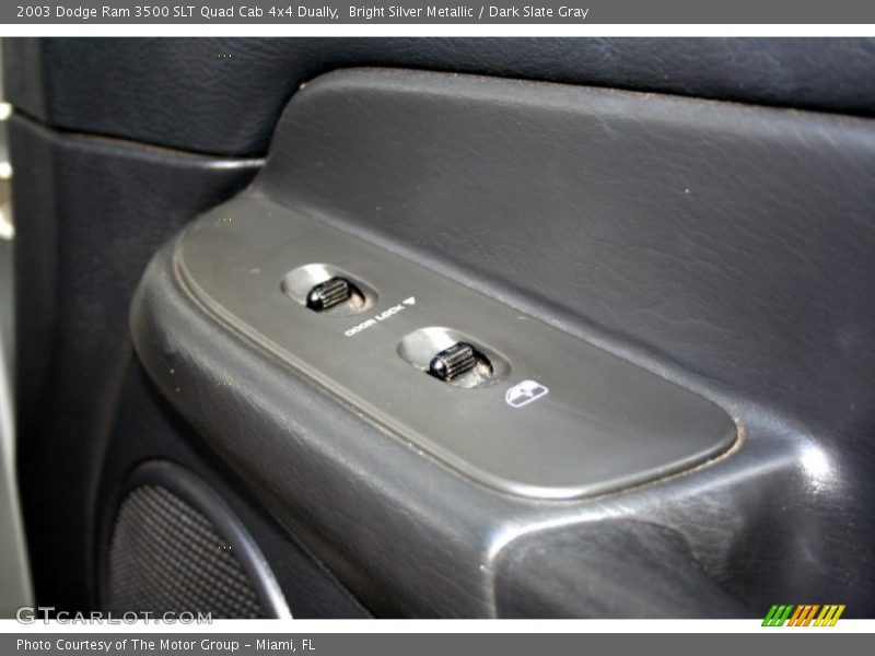 Bright Silver Metallic / Dark Slate Gray 2003 Dodge Ram 3500 SLT Quad Cab 4x4 Dually