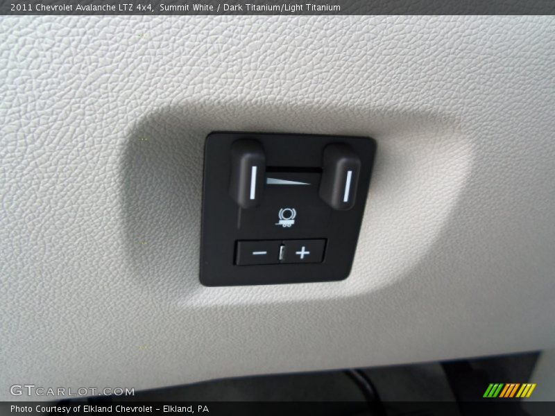 Summit White / Dark Titanium/Light Titanium 2011 Chevrolet Avalanche LTZ 4x4