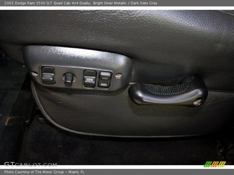 Bright Silver Metallic / Dark Slate Gray 2003 Dodge Ram 3500 SLT Quad Cab 4x4 Dually