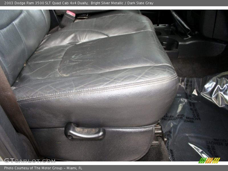 Bright Silver Metallic / Dark Slate Gray 2003 Dodge Ram 3500 SLT Quad Cab 4x4 Dually