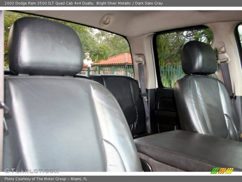 Bright Silver Metallic / Dark Slate Gray 2003 Dodge Ram 3500 SLT Quad Cab 4x4 Dually