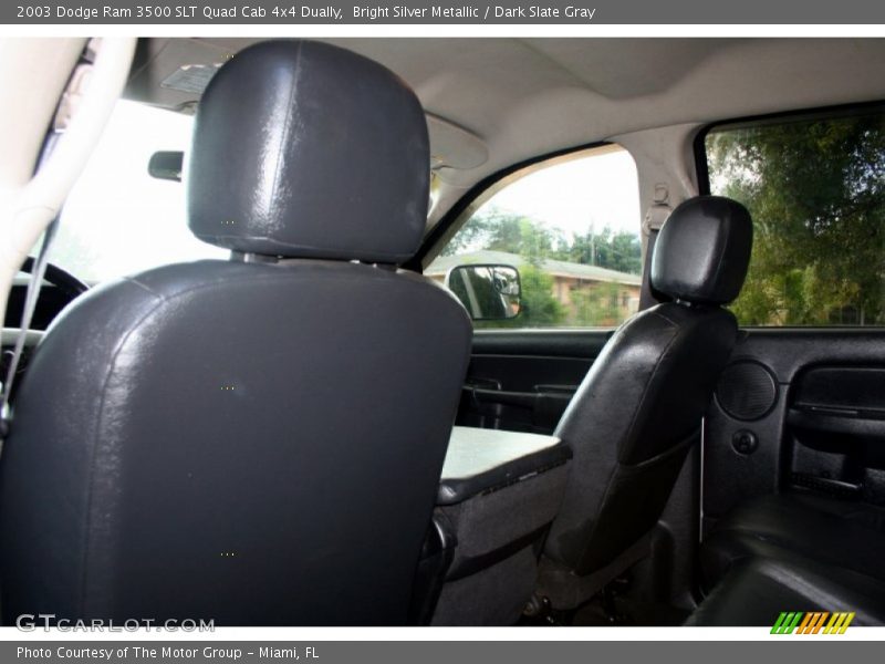 Bright Silver Metallic / Dark Slate Gray 2003 Dodge Ram 3500 SLT Quad Cab 4x4 Dually