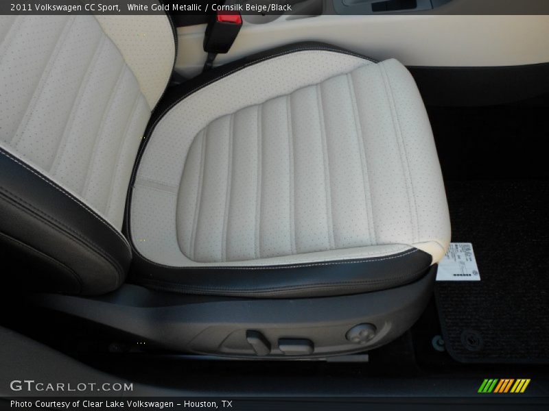 White Gold Metallic / Cornsilk Beige/Black 2011 Volkswagen CC Sport