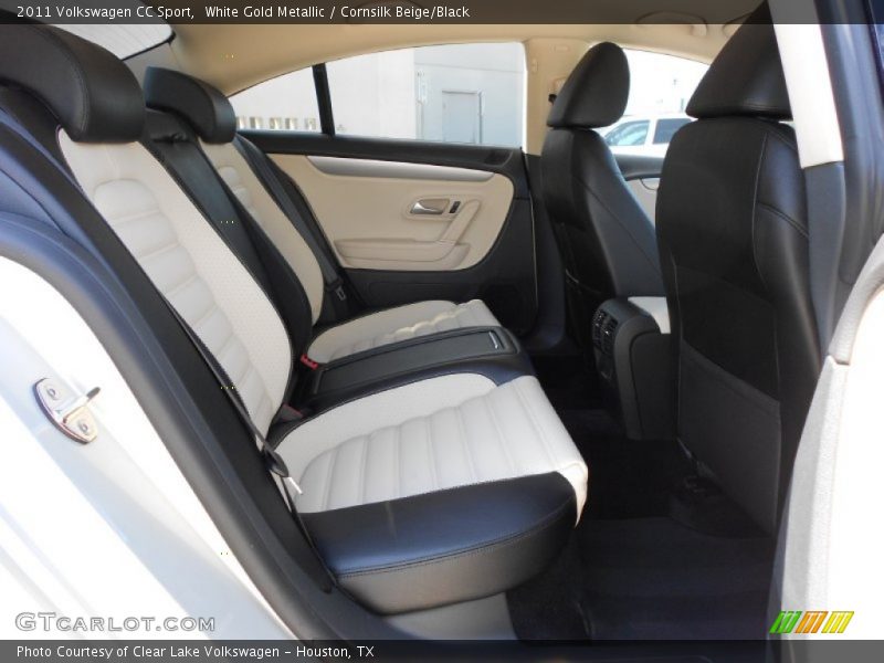 White Gold Metallic / Cornsilk Beige/Black 2011 Volkswagen CC Sport
