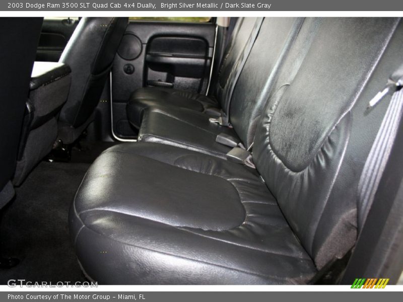 Bright Silver Metallic / Dark Slate Gray 2003 Dodge Ram 3500 SLT Quad Cab 4x4 Dually