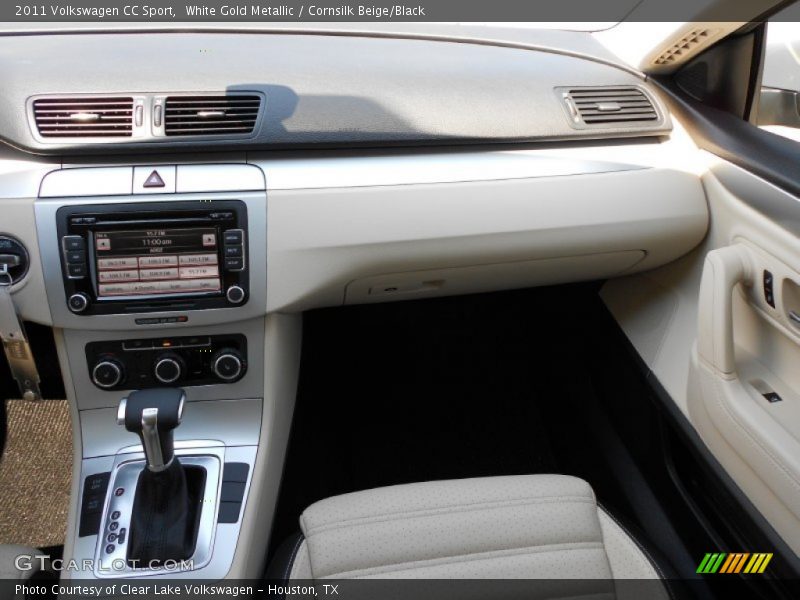 White Gold Metallic / Cornsilk Beige/Black 2011 Volkswagen CC Sport