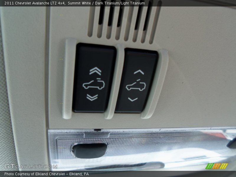 Summit White / Dark Titanium/Light Titanium 2011 Chevrolet Avalanche LTZ 4x4