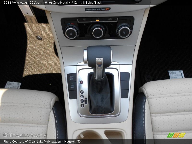 White Gold Metallic / Cornsilk Beige/Black 2011 Volkswagen CC Sport