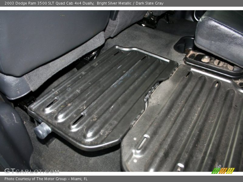 Bright Silver Metallic / Dark Slate Gray 2003 Dodge Ram 3500 SLT Quad Cab 4x4 Dually