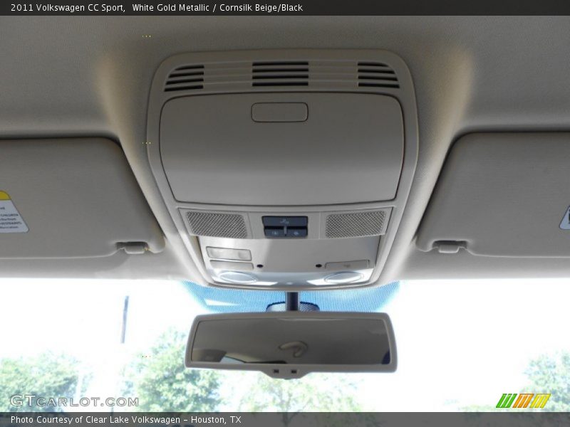 White Gold Metallic / Cornsilk Beige/Black 2011 Volkswagen CC Sport