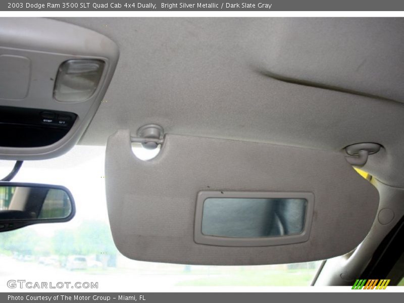 Bright Silver Metallic / Dark Slate Gray 2003 Dodge Ram 3500 SLT Quad Cab 4x4 Dually