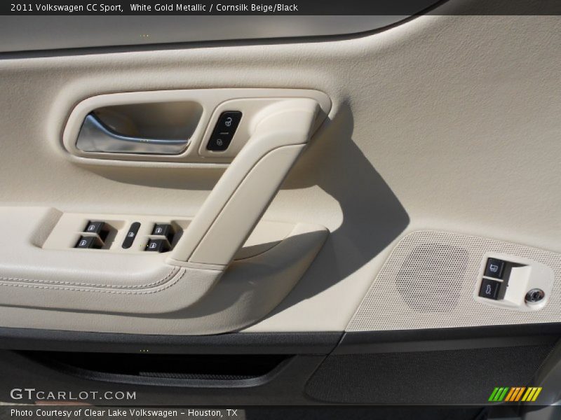 White Gold Metallic / Cornsilk Beige/Black 2011 Volkswagen CC Sport