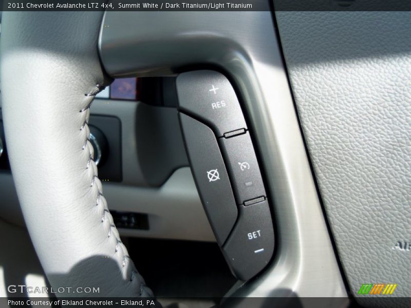 Summit White / Dark Titanium/Light Titanium 2011 Chevrolet Avalanche LTZ 4x4