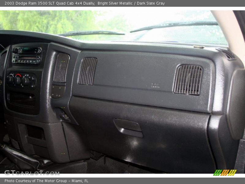 Bright Silver Metallic / Dark Slate Gray 2003 Dodge Ram 3500 SLT Quad Cab 4x4 Dually