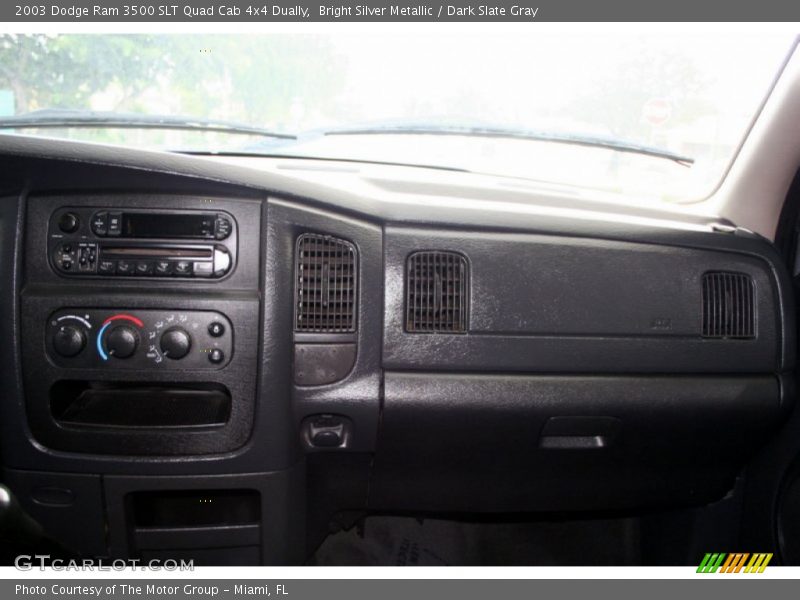 Bright Silver Metallic / Dark Slate Gray 2003 Dodge Ram 3500 SLT Quad Cab 4x4 Dually