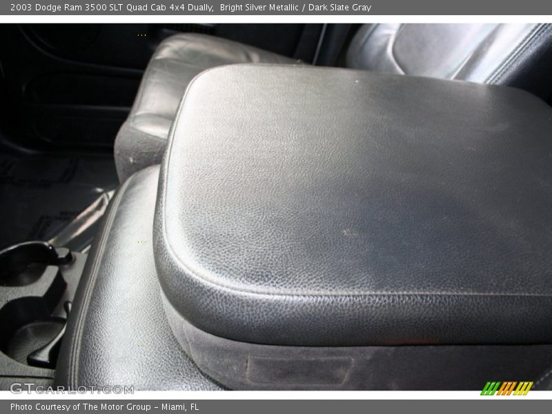 Bright Silver Metallic / Dark Slate Gray 2003 Dodge Ram 3500 SLT Quad Cab 4x4 Dually