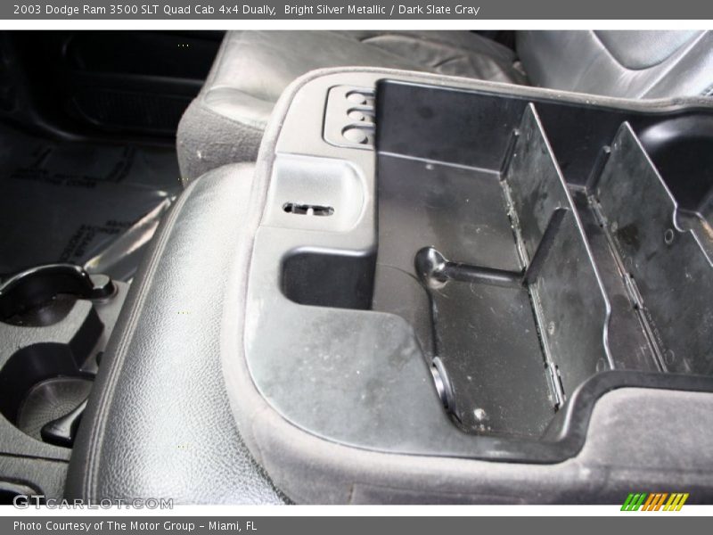 Bright Silver Metallic / Dark Slate Gray 2003 Dodge Ram 3500 SLT Quad Cab 4x4 Dually