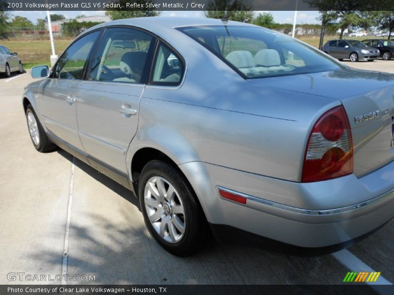 Reflex Silver Metallic / Grey 2003 Volkswagen Passat GLS V6 Sedan